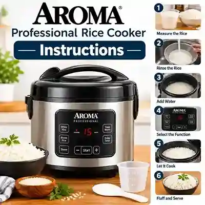 Aroma Professional Rice Cooker Instructions
