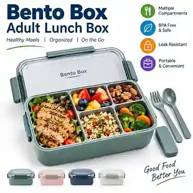 Bento Box Adult Lunch Box