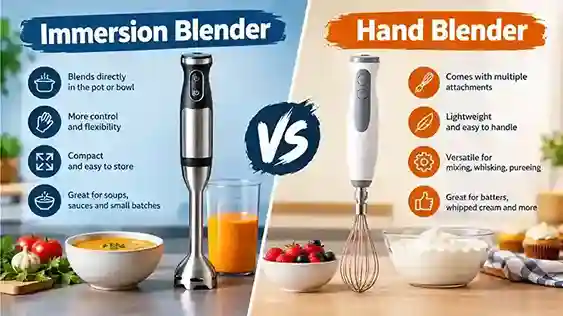 Immersion Blender vs Hand Blender