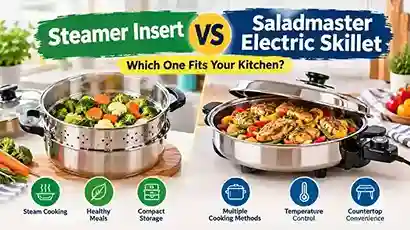 Steamer Insert vs Saladmaster Electric Skillet