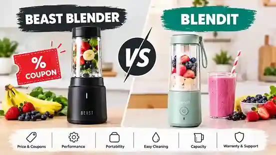 Beast Blender Coupon vs Blendit