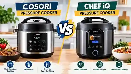 Cosori Pressure Cooker vs Chef iQ Pressure Cooker