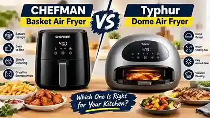 Chefman Basket Air Fryer vs Typhur Dome Air Fryer