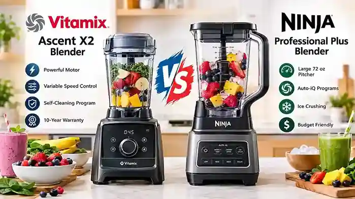 Vitamix Ascent X2 Blender vs Ninja Professional Plus Blender