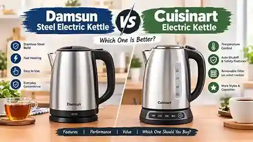 Damsun Steel Electric Kettle vs Cuisinart Electric Kettle