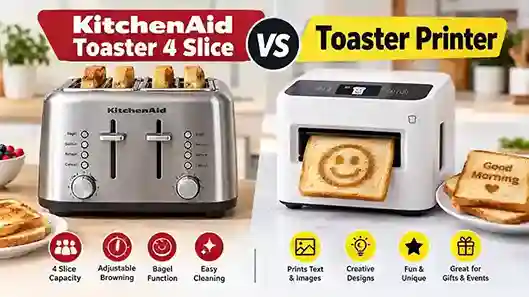 KitchenAid Toaster 4 Slice vs Toaster Printer