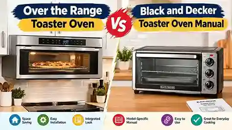 Range Toaster Oven vs Black and Decker Toaster Oven Manual
