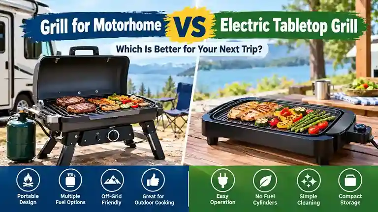 Grill for Motorhome vs Electric Tabletop Grill